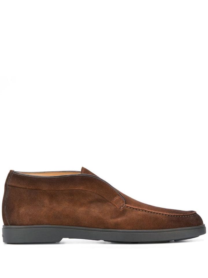Santoni Yalta Loafers - Brown