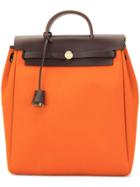 Hermès Vintage Her Bag Ado Pm 2 In 1 Backpack Handbag - Red