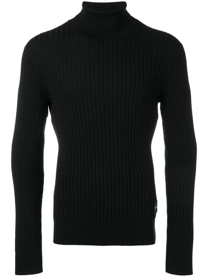 Calvin Klein Turtle Neck Jumper - Black