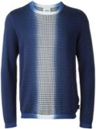 Armani Collezioni Ombre Grid Jumper