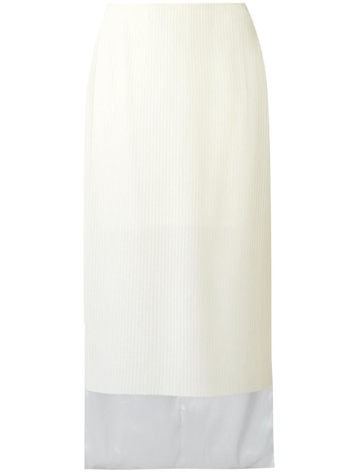 Aalto Pleated Front Skirt - White