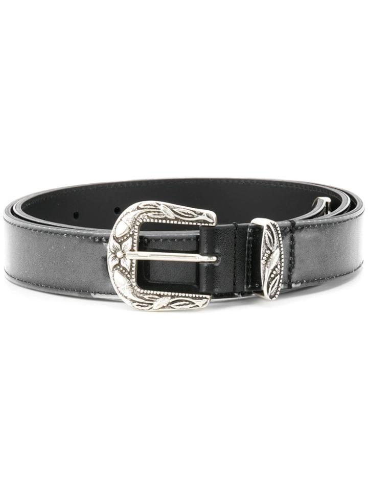 Diesel Western Logo Belt - Black