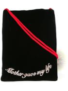 Tu Es Mon Trésor Slogan Tote Bag - Black