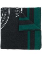 Msgm Patterned Shawl - Black