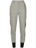 3.1 Phillip Lim Checked Trousers - Grey