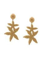 Oscar De La Renta Double Starfish Earrings - Metallic