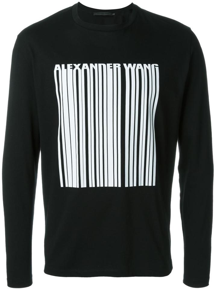 Alexander Wang Logo Barcode Sweatshrt