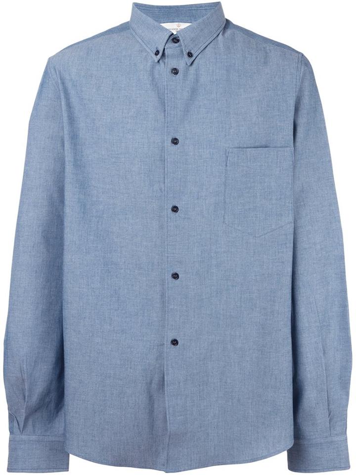 Golden Goose Deluxe Brand Chest Pocket Shirt, Men's, Size: Medium, Blue, Cotton