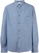 Golden Goose Deluxe Brand Chest Pocket Shirt, Men's, Size: Medium, Blue, Cotton