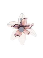Chanel Vintage Rare Glass Floral Brooch, Women's