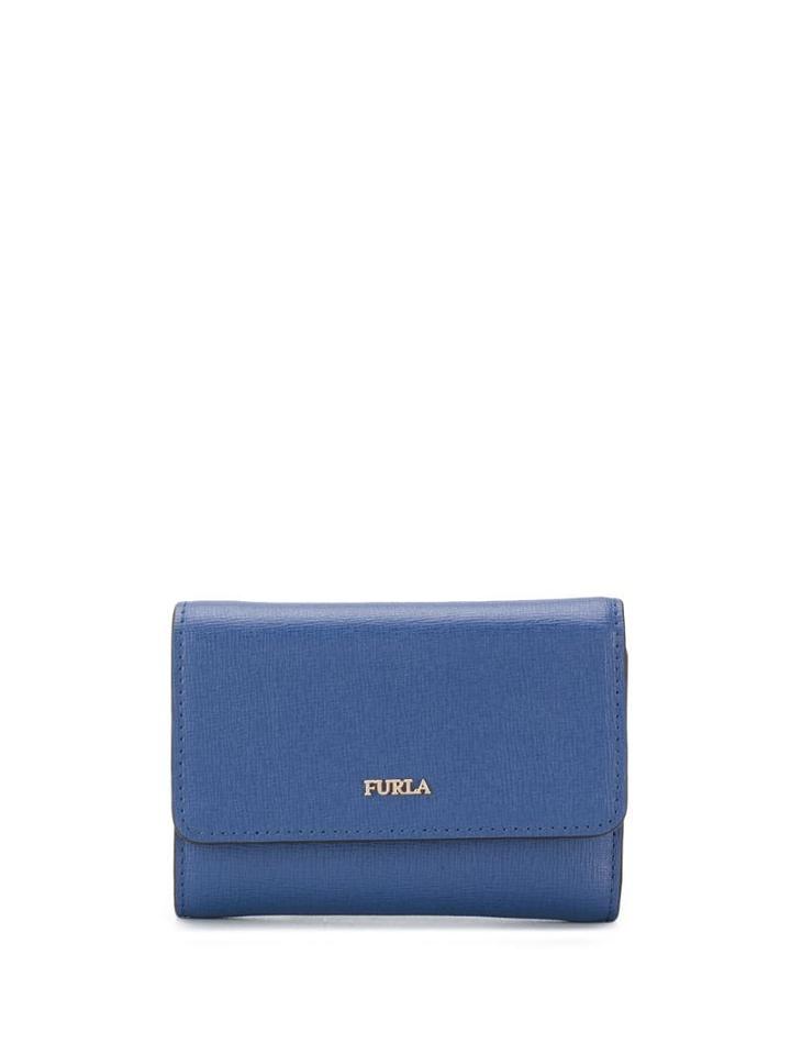 Furla Babylon Tri-fold Wallet - Blue