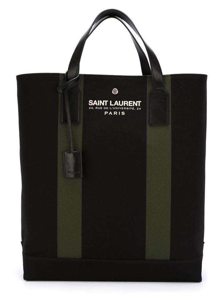 Saint Laurent Logo Print Tote