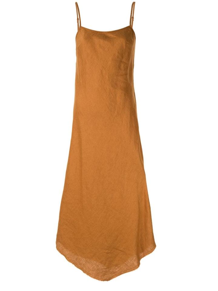 Venroy Bias Cut Dress - Brown
