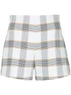 Manning Cartell Checked Shorts - White