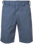 Save Khaki United Knee-length Fitted Shorts - Blue