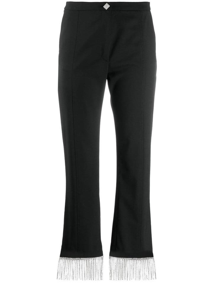 Giuseppe Di Morabito Diamante Fringe Trousers - Black