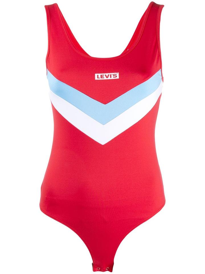 Levi's Panelled Logo Bodysuit - Red