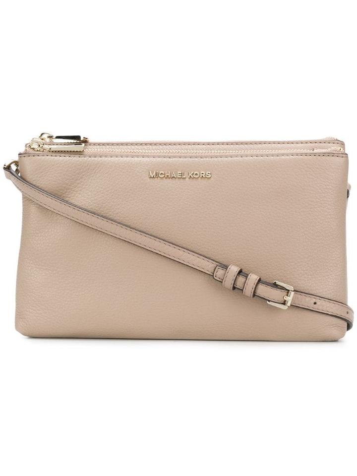 Michael Michael Kors Adele Shoulder Bag - Neutrals