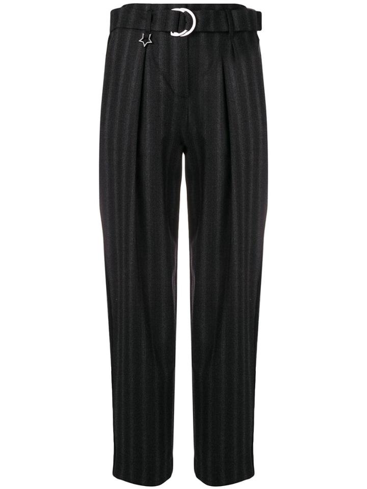 Lorena Antoniazzi Striped Trousers - Grey