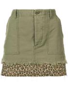R13 Utility Camp Skirt - Green