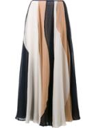 Roksanda Stripe Midi Skirt