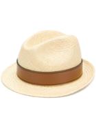 Miu Miu Embellished Band Hat - Nude & Neutrals