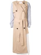 Enföld Trench Style Dress - Brown