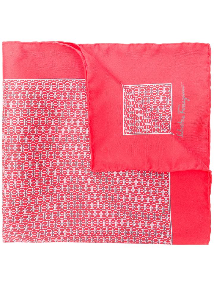 Salvatore Ferragamo Interlocked Gancio Scarf - Red