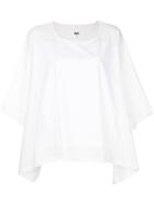 Mm6 Maison Margiela Asymmetric Top - White