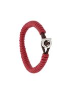 Salvatore Ferragamo Logo Toggle Bracelet - Red