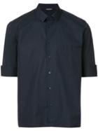 Neil Barrett Short Sleeve Shirt - Blue