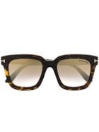 Tom Ford Eyewear Sari Sunglasses - Brown