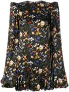 The Vampire's Wife Floral Frill Detailed Dress - Black