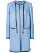Ermanno Scervino Straight-fit Button Up Jacket - Blue