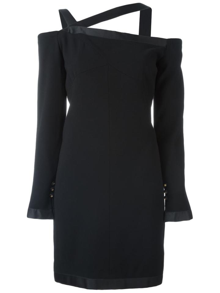 Chanel Vintage Off-shoulder Dress