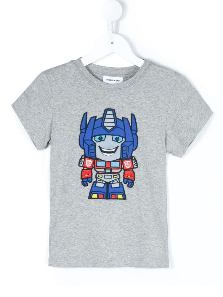Au Jour Le Jour Kids Transformers Patch T-shirt