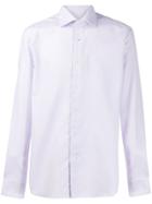 Corneliani Plain Button Shirt - Purple
