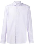 Corneliani Plain Button Shirt - Purple