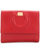 Salvatore Ferragamo Gancio Flap Wallet - Red