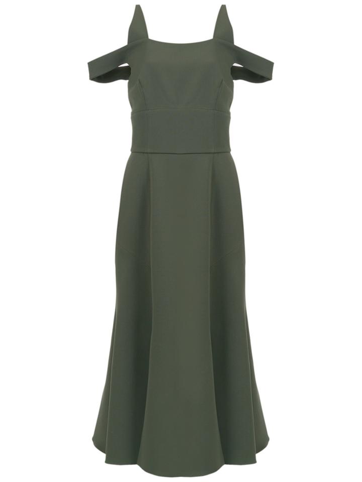 Olympiah Sol Midi Dress - Green