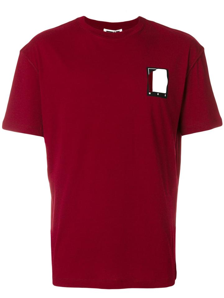 Mcq Alexander Mcqueen Glyph Icon Print T-shirt - Red