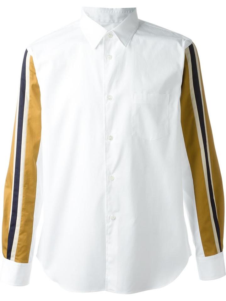 Comme Des Garçons Shirt Boy Striped Sleeve Shirt