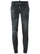 Dsquared2 Skinny Jeans, Women's, Size: 46, Black, Polyester/cotton/spandex/elastane