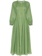 Three Graces Valeraine Button-down Maxi Dress - Green