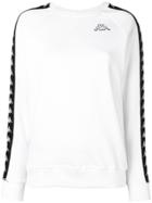 Kappa Side Logo Stripe Sweatshirt - White