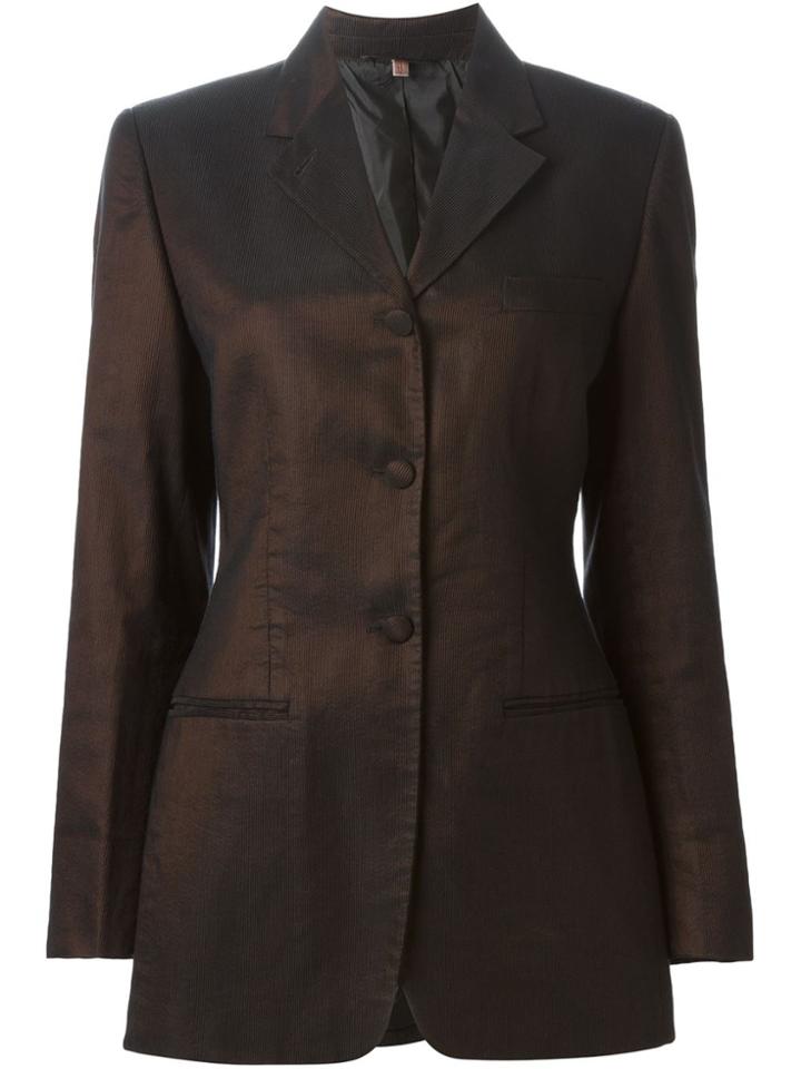 Romeo Gigli Vintage Long Blazer - Red