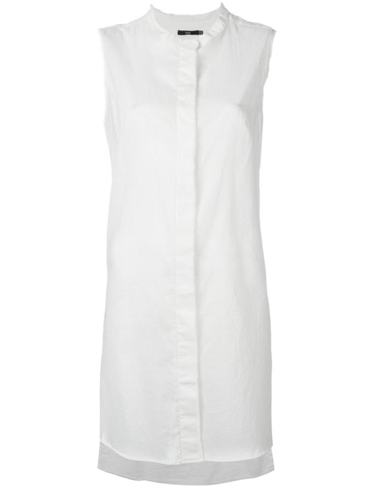 Stills Long Sleeveless Shirt, Women's, Size: 40, White, Cotton