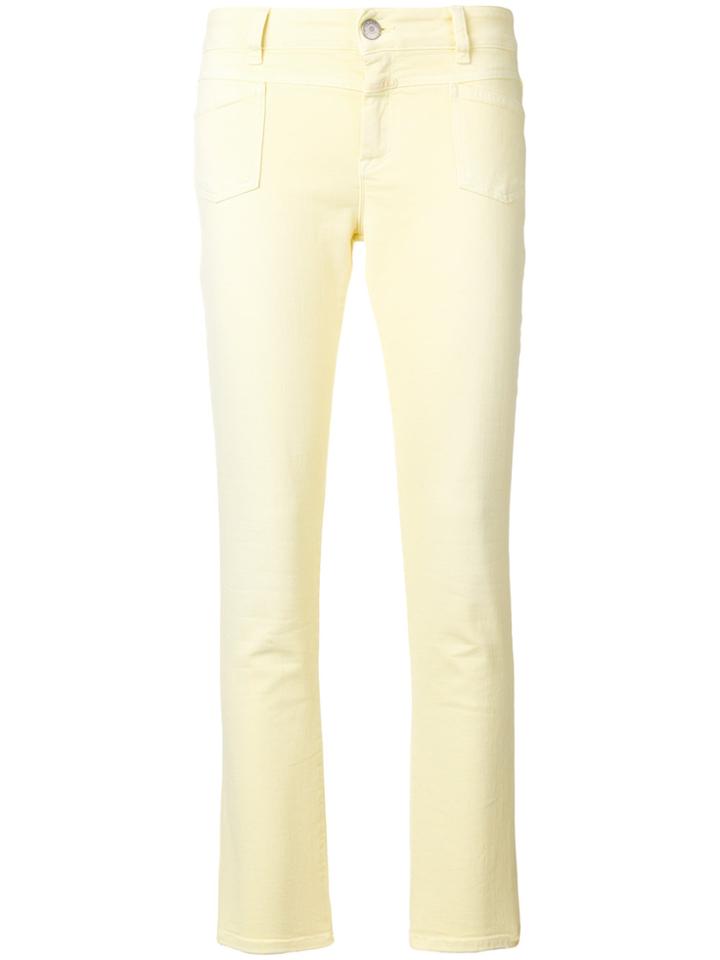 Closed Stretch Skinny Jeans - Yellow & Orange