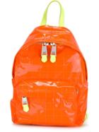 Moschino Quilted Backpack, Yellow/orange, Pvc