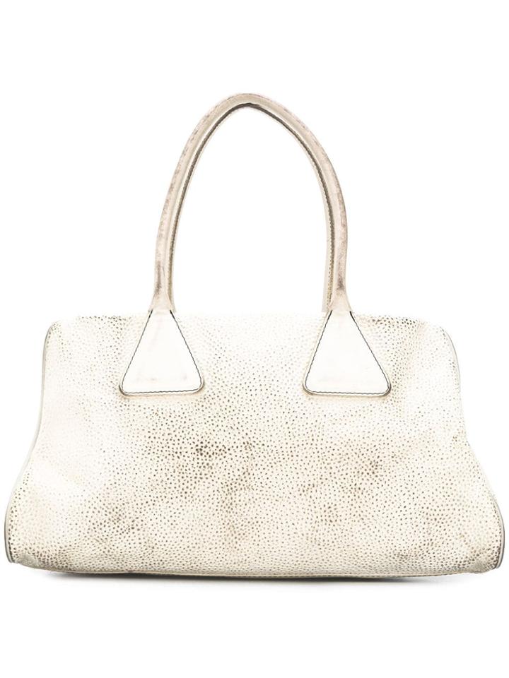 Numero 10 Distressed Times Bag - Neutrals